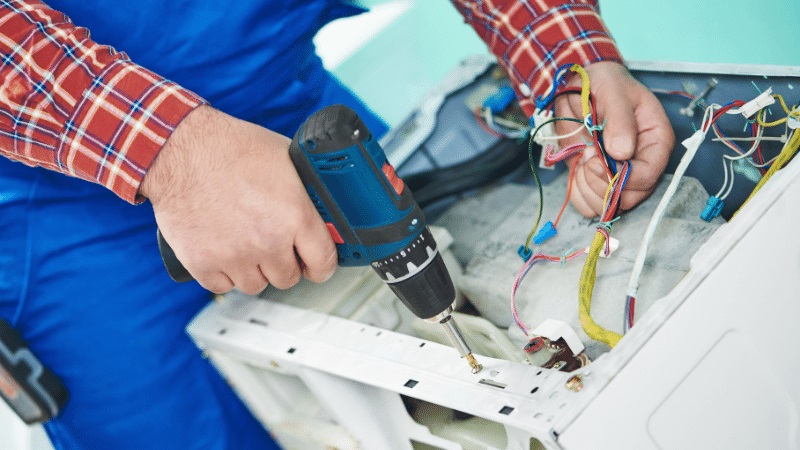 Kalecik Hoover Hoover çamaşır makinesi kart tamiri – Su almama arızası orijinal parça ile giderildi. - Teknik servis örneği